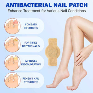 42pcs Toenail Care Patches for Dry, Weak & Cracked Nails, Deeply Moisturizing Nail Surface