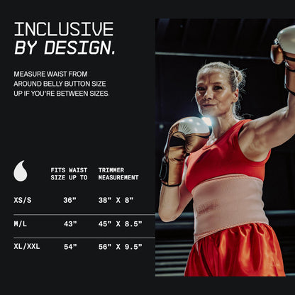 Sports Research Sweet Sweat Waist Trimmer Pro Series - Adjustable Straps · Back & Core Support