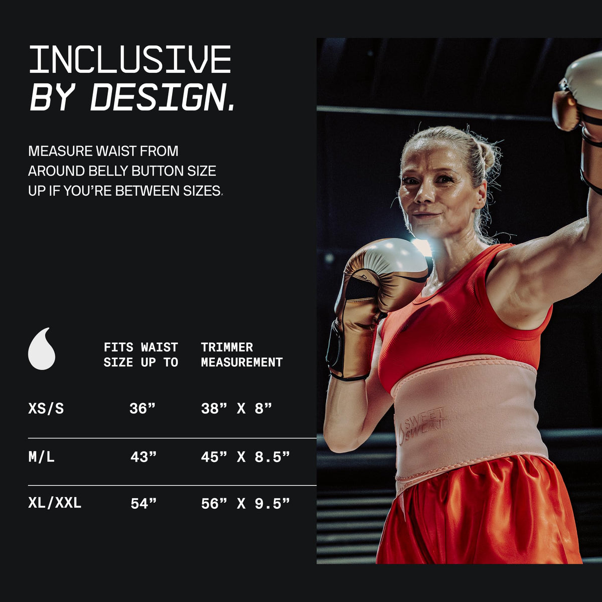 Sports Research Sweet Sweat Waist Trimmer Pro Series - Adjustable Straps · Back & Core Support