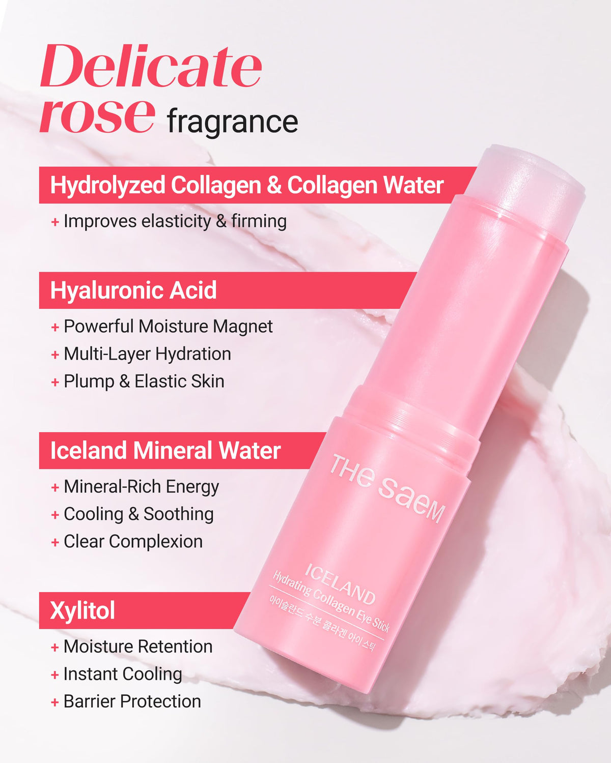 theSAEM Iceland Eye Stick Complete Bundle - Triple Care (3 x 0.38 oz)
