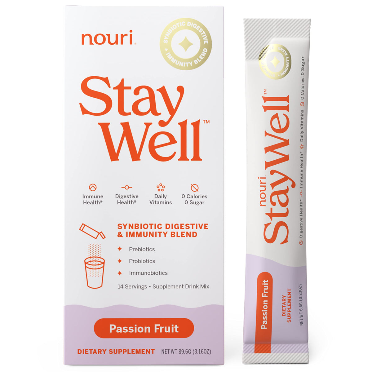 Nouri Prenatal Health & StayWell Passion Fruit Bundle