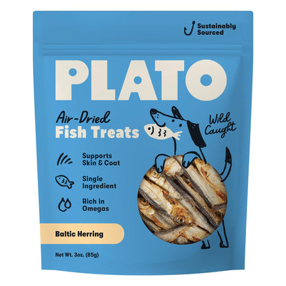 Plato Single Ingredient Wild-Caught Baltic Herring Dog - 8.5 oz