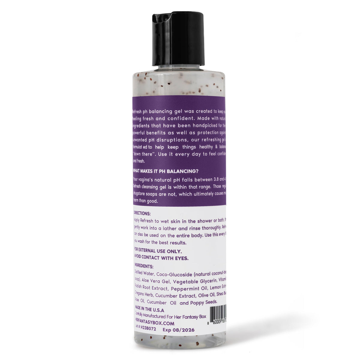 Her Fantasy Box | Refresh pH Balancing Shower Gel Natural Feminine Hygiene Solution