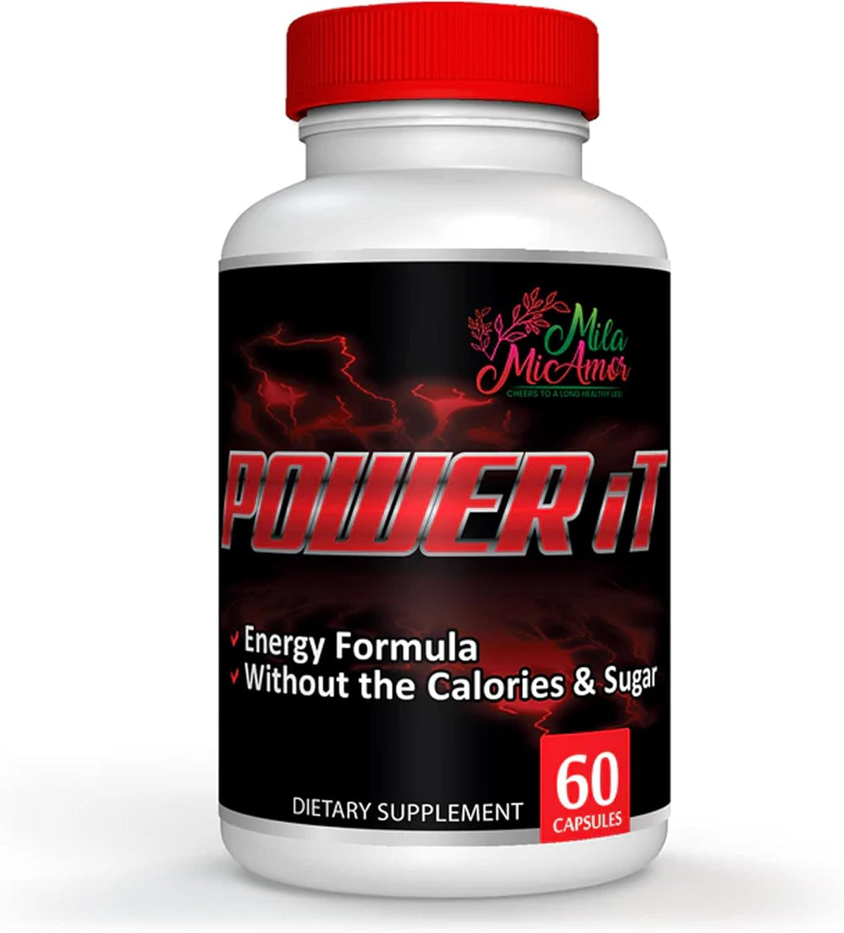 Power It - Daily Wellness Support with Key Ingredients - No Added Sugar - 60 Capsules