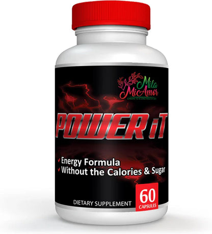 Power It - Daily Wellness Support with Key Ingredients - No Added Sugar - 60 Capsules