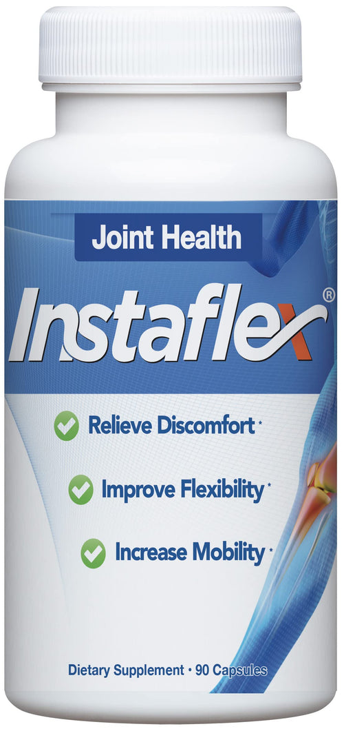 Instaflex Joint Support Supplement for Men and Women - Glucosamine, MSM, White Willow, Turmeric, Ginger, Cayenne, Hyaluronic Acid - 90 Capsules