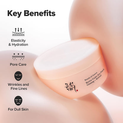 Beauty of Joseon Revive Eye Patch (60 Sheets/30 Pairs) – Retinal & Ginseng Hydrogel Masks for Dark Circles, Wrinkles & Depuffing | Korean Skincare
