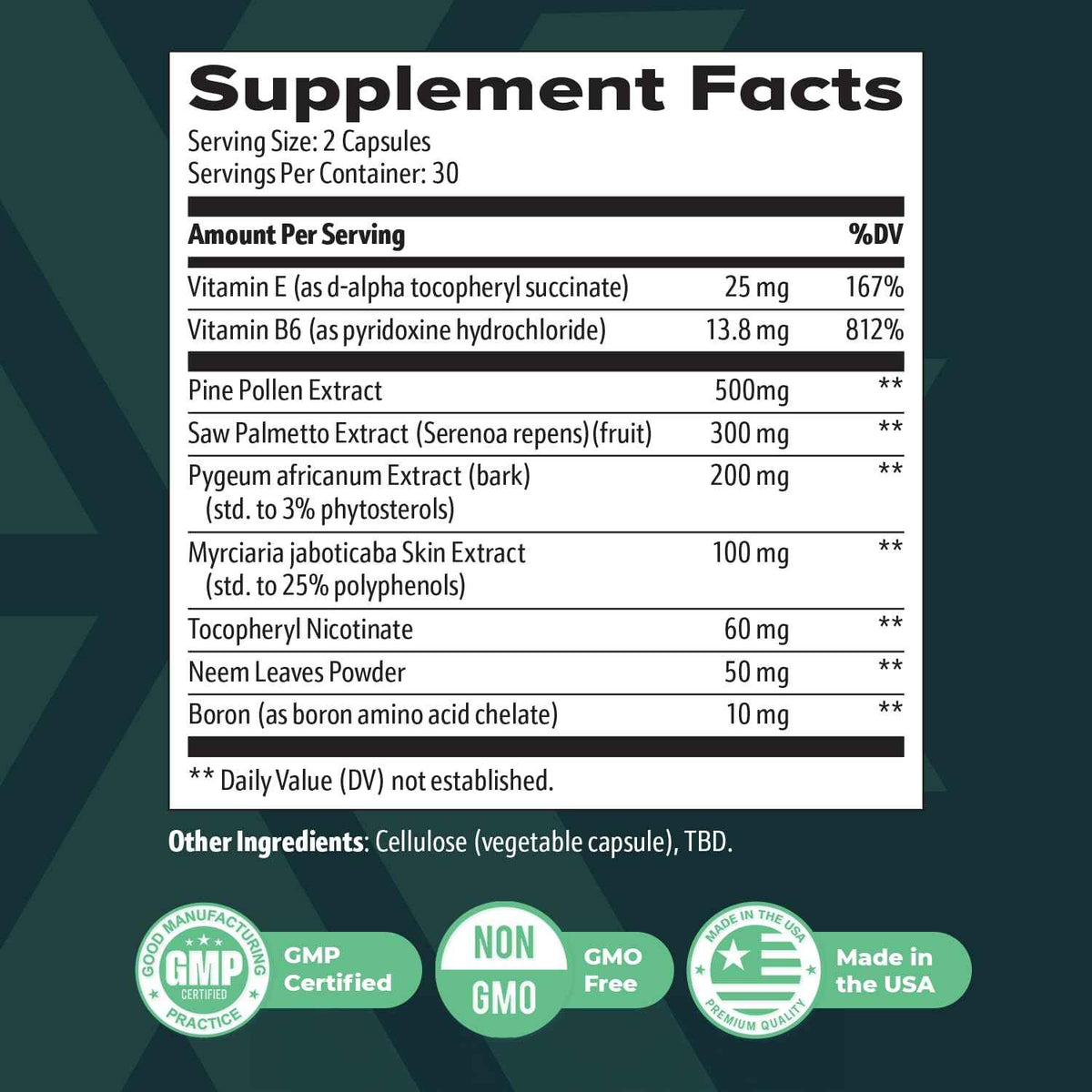 TC24 - Natural Supplement with Myrciaria Jaboticab, Lipophytol, Pygeum Africanum Extract & Boron - Non-GMO, Stimulant-Free, Easy-to-Take - Made in USA, GMP-Certified - 60 Capsules, 1 Month Supply