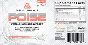 Core Nutritionals Poise Female Hormone Support | Thyroid Hormone Balance & Menstrual Support | with Magnesium & Iodine | Antioxidant Rich | 112 Vegetable Capsules Core NutritionalsBuy Supplements Australia