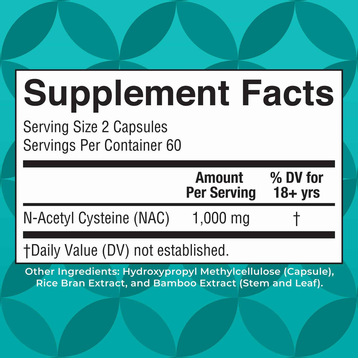 MARYRUTH'S Organics NAC Supplement N-Acetyl Cysteine - 2 Month Supply - NAC 1000mg per Serving - Vegan Capsules - Gluthamine Precursor - Amino Acid