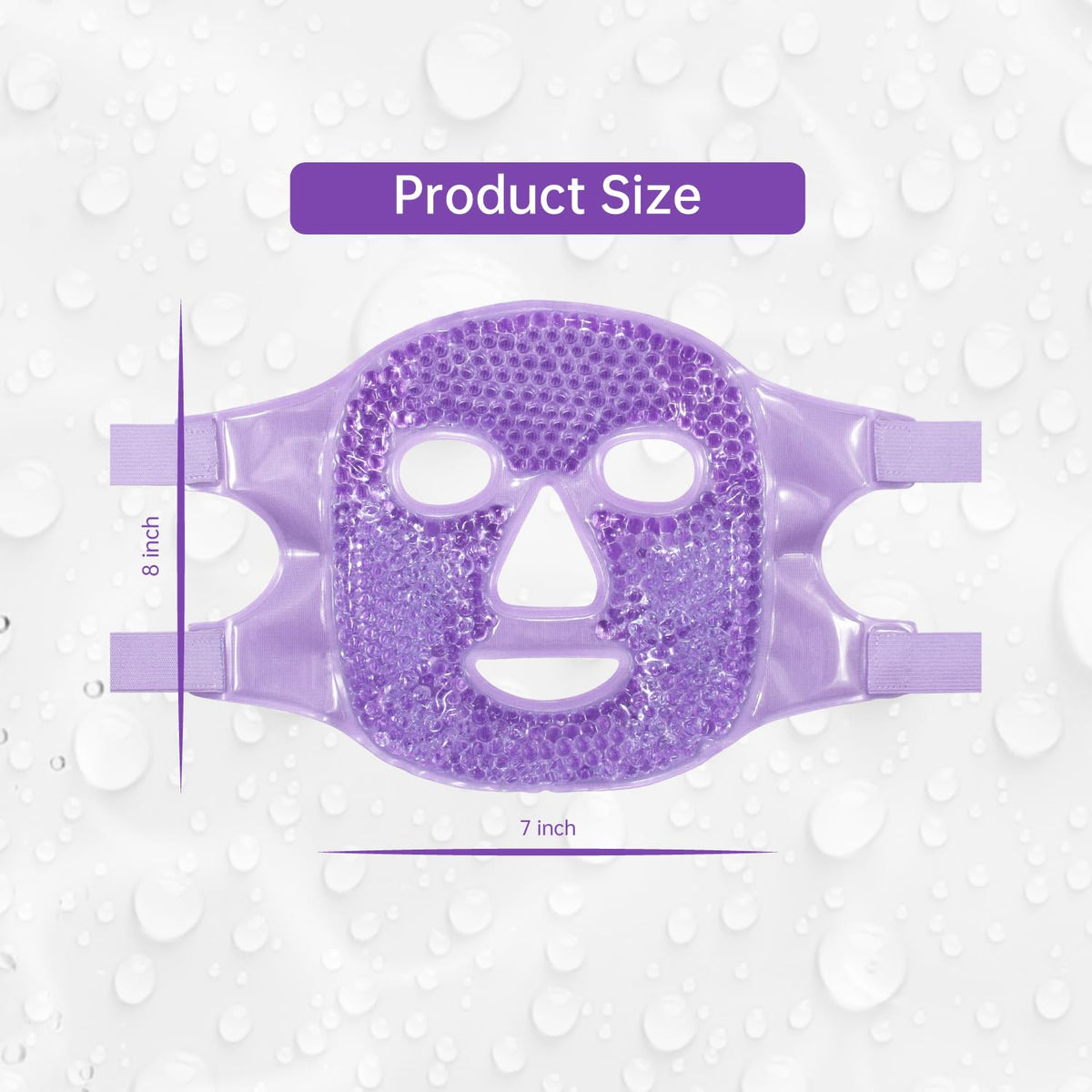 ZNÖCUETÖD Full Face Ice Mask – Gel Hot & Cold Compress for Post-Surgery Recovery, Dental Work, Facelift & Laser Treatment | Reduces Swelling & Migraines