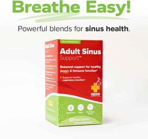 Redd Remedies Adult Sinus Support, 72 Capsules, and 120/80 Care, 60 Capsules
