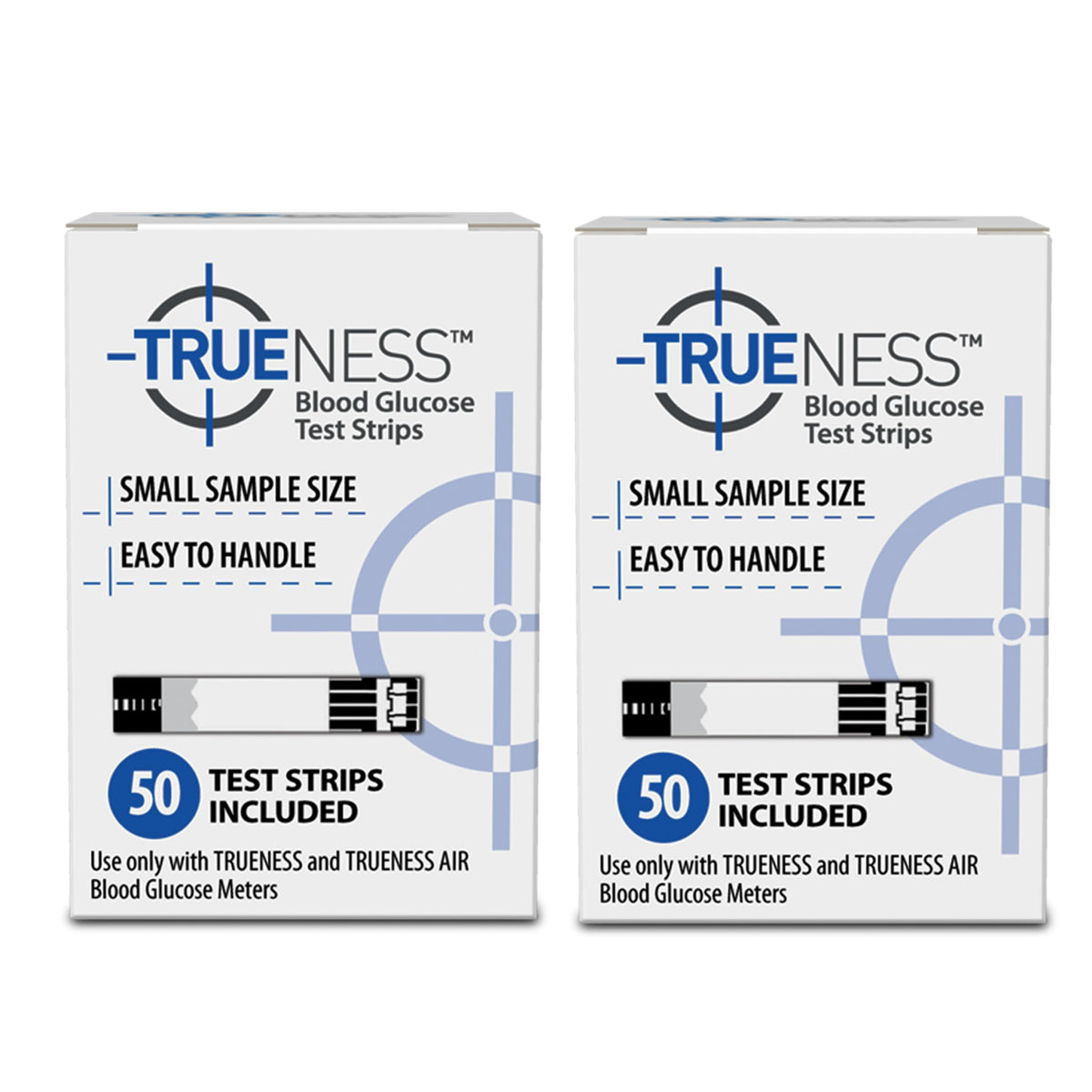 TRUENESS Blood Glucose Test Strips, 50 Count - Blood Glucose Test Strips Compatible with TRUENESS Family of Self Monitoring Blood Glucose Meters, Fast 5 Second Results