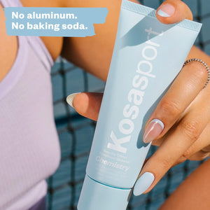 Kosas Chemistry Deodorant - Aluminium and Baking Soda Free + BO-Fighting AHA Serum that Exfoliates, Softens, and Nourishes the Skin, (Beachy Clean) KosasBuy Supplements Australia