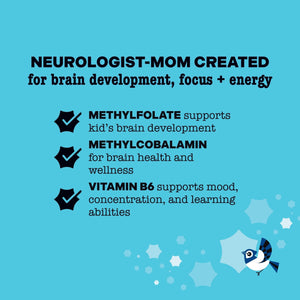 Best Nest Wellness Multi Plus Gummies - Brain Health Support Supplement with Methylated Vitamins - Chewable Multivitamin for Kids Best Nest Wellness