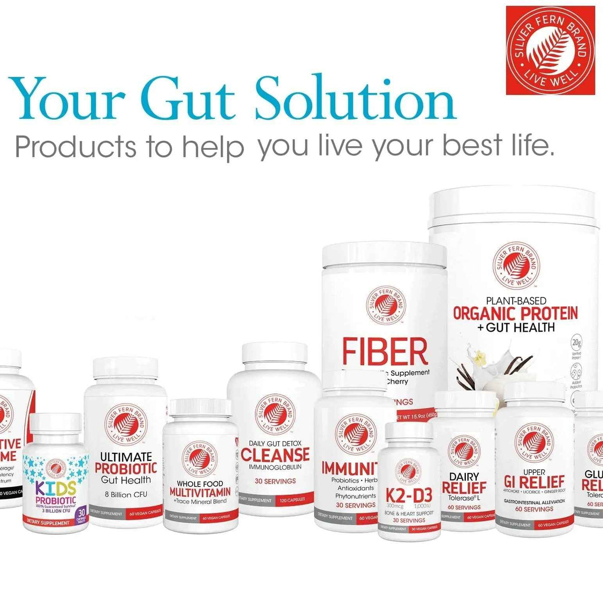 Silver Fern Vitamin K2-D3 Supplement Brand - Natural, Non-Synthetic - K2-7 as Menaquinone-7 (MK-7) - D3 as cholecalciferol