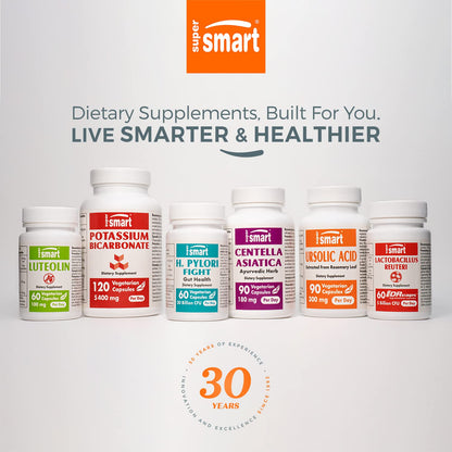 Supersmart - Bacillus Coagulans Probiotic 4 Billion CFU per Day (High Absorption)