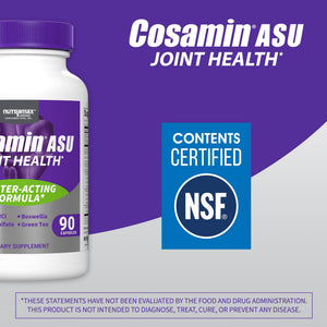 Nutramax Laboratories Cosamin® ASU Joint Health Supplement with Glucosamine, Chondroitin & ASU for Adult Men & Women, Joint Supplement, 230 Capsules Nutramax LaboratoriesBuy Supplements Australia