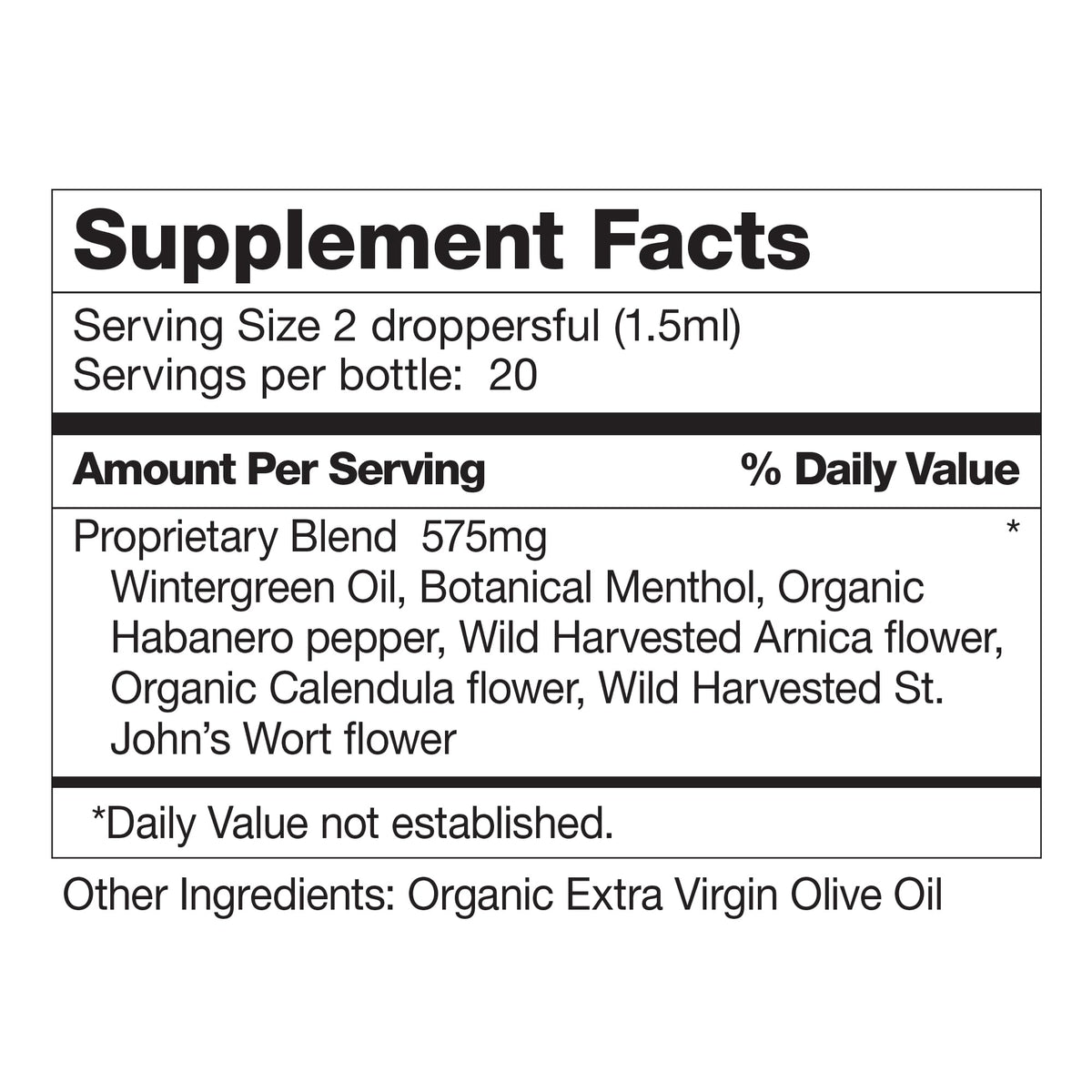 Dr. Schulze's Deep Tissue Oil | Powerful Herbal Support for Muscles, Tendons and Joints