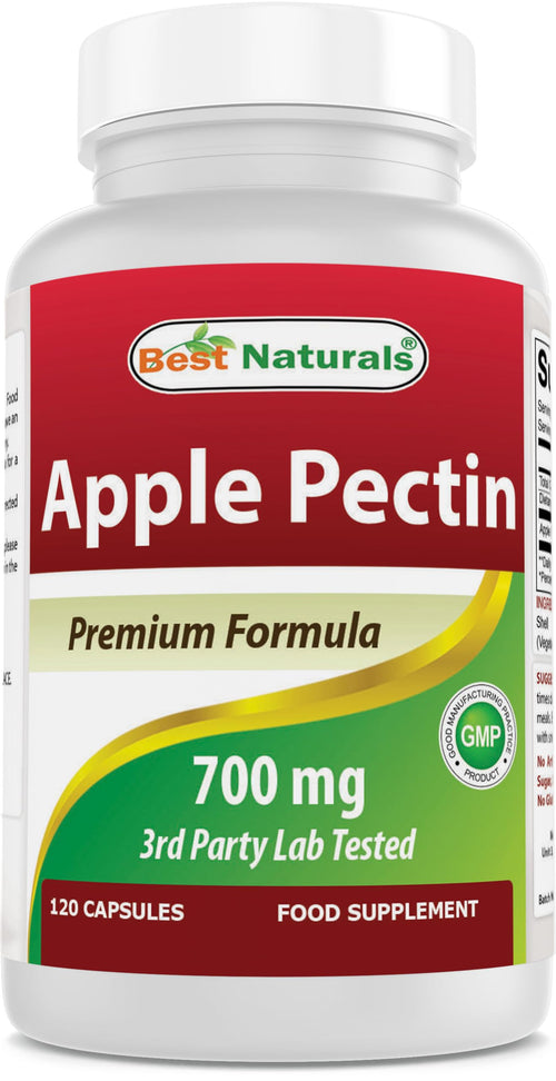 Best Naturals Apple Pectin 700 mg 120 Capsules