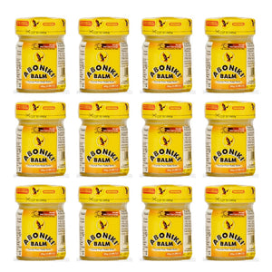 Aboniki Powerful Topical Pain Relief Balm with Natural Ingredients | Fast-Acting Soothing Relief for Joints & Muscle Pain, Soreness, Cramps | Long Lasting Full Body Rub (12 Plastic Jars) AbonikiBuy Supplements Australia