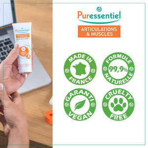 Puressentiel Muscles and Joints Gel - Soothing Gel for Muscle Relief and Knee Relief - Cooling Gel for Foot Relief - Back Gel - 2.02 oz PuressentielBuy Supplements Australia
