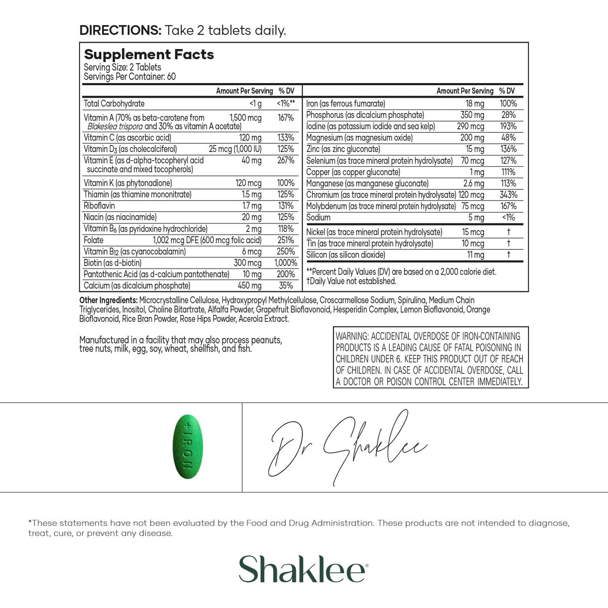 Shaklee - Vita-Lea® - 240 Tablets