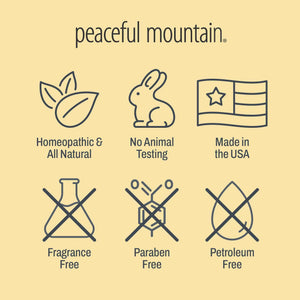 Peaceful Mountain Arnica Plus Homeopathic Gel - Natural Homeopthic Gel for Sore or cramping Muscles - 2oz