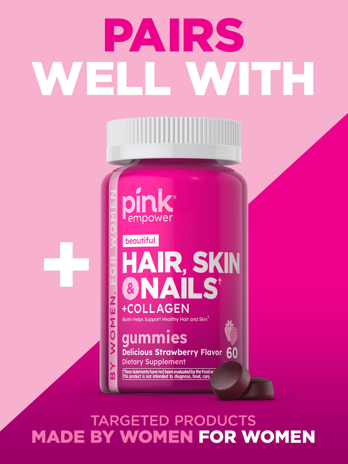 PINK Multivitamin Gummies for Women | Non-GMO & Gluten Free