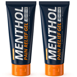 AVCOO 4% Menthol Pain Relief Gel, Cooling Sensation for Arthritis, Knees, Joint, Sore Muscle, Neck, Shoulder and Lower Back Pain Relief, Grease-Free Gel, 2 Packs (3 OZ Per Pack) AVCOOBuy Supplements Australia