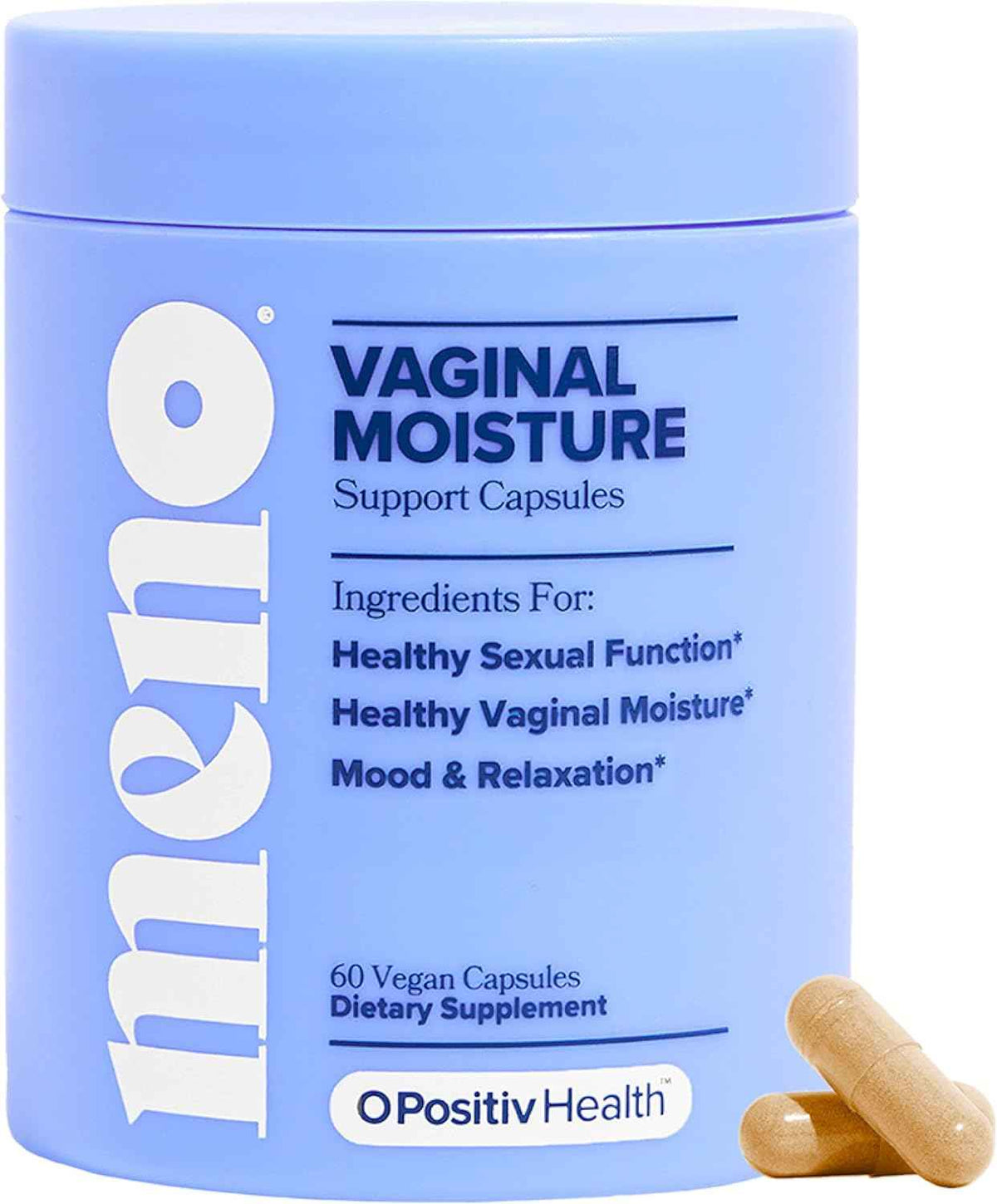 MENO Vaginal Moisture - Hormone-Free Capsules with Maca Root– 30-Day Supply