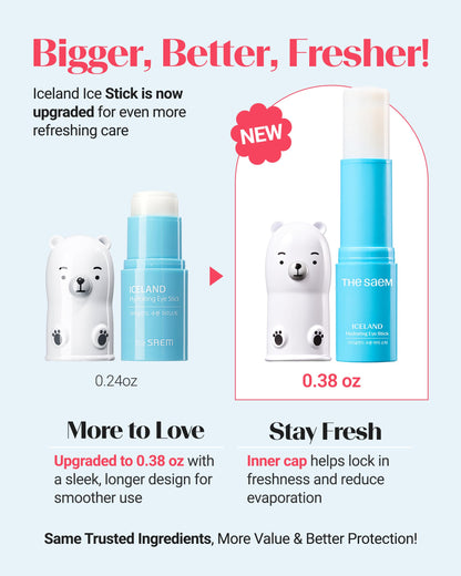 theSAEM Iceland Eye Stick Bundle - Brighten & Plump (2 Pack)