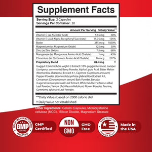 Revital Gluco – Daily Supplement with Vitamin C, Vitamin E, Magnesium, Biotin, Zinc & 10+ Botanical Ingredients – Made in USA, Non-GMO, Stimulant-Free Formula – 60 Caps (30 Servings), 1 Month Supply Nature’s NutriWaveBuy Supplements Australia
