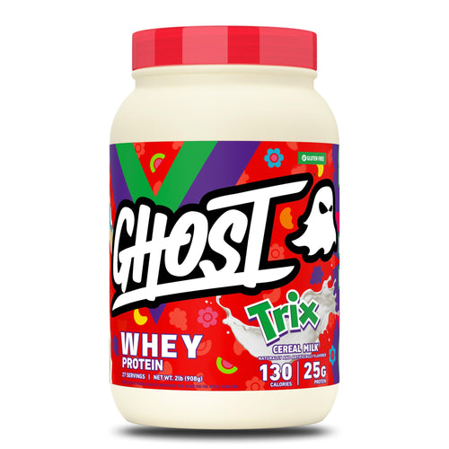 GHOST Whey Protein Powder, Cinnabon - 2LB, 25G of Protein - Cinnamon Roll Flavored Isolate, Concentrate & Hydrolyzed Whey Protein Blend - Post Workout Shakes - Soy & Gluten Free