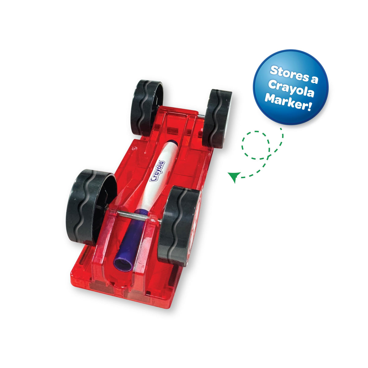 Crayola PIP-Mobiles Rolling Chassis Accessory for Magnetic Building Tiles – Add Wheels to Crayola PIP-Tile Sets – STEM Learning Toy for Kids Ages 3+ – Creative Educational Travel Toy - 2-Pack (Bold)