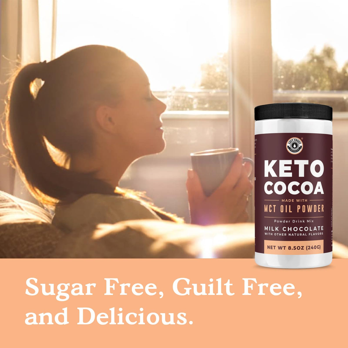 Keto Cocoa Hot Chocolate Drink Mix, 8.5oz
