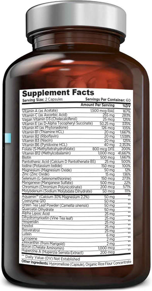 OmniBiotics Ultimate Vitamin C Supplement 2000mg - with Zinc, Elderberry Extract, and D3 - High Potency Immune Support & Collagen Booster - 120 Vegan Tablets
