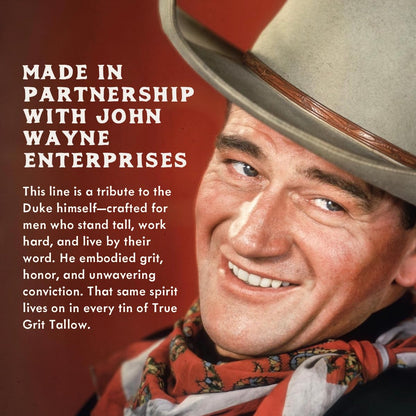 True Grit Tallow - Beef Tallow Soap Bar 3-Pack - John Wayne Inspired - Cedar & Campfire Scent - Cold Process Bar Soap with Activated Charcoal & Coffee Grounds - 4 oz Each