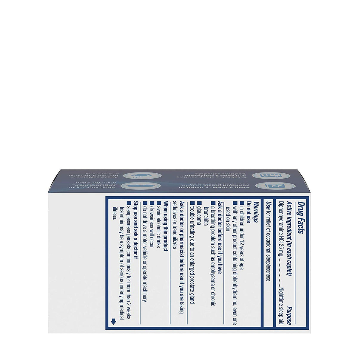 Tylenol Simply Sleep Caplets, 25 mg Diphenhydramine HCl, 100 Count
