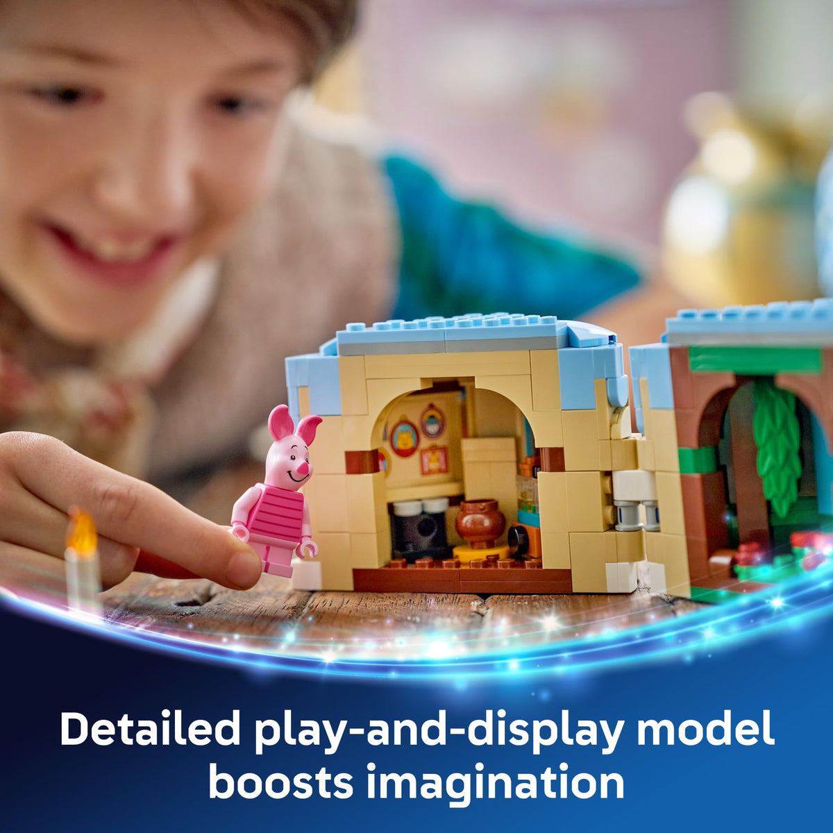 LEGO Disney Piglet's Birthday Fun Building Toy - Winnie The Pooh Toy for Girls & Boys, Ages 9+ - Gift for Birthdays - Kids Room Decor - 43305