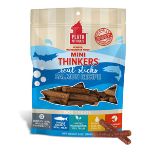 Plato Meat Sticks Salmon Dog - 10 oz