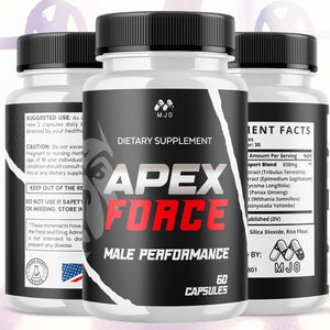Apex Force Capsules, Official ApexForce Supplement Pills with All Natural Ingredients, Apex Force Maximum Strength Support with Premium Vitamins for Advanced Health & Overall Wellness (60 Capsules) MJOBuy Supplements Australia