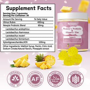 Blltzzz Her Juicy Women's Probiotic Gummies | Pineapple Flavor | Contains Slippery Elm and Probiotic Blend to Support Women's Intimate pH Balance, Gut Wellness and Overall Well-Being | 60 Gummies (2) BlltzzzBuy Supplements Australia