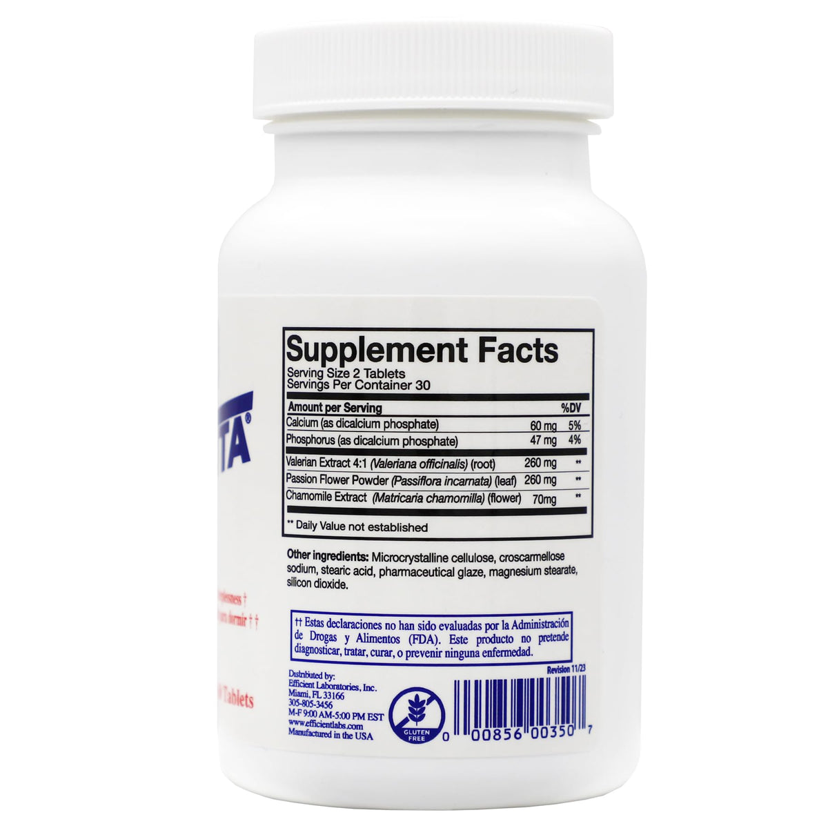 Serenita - Stress and Sleeplessness Supplement