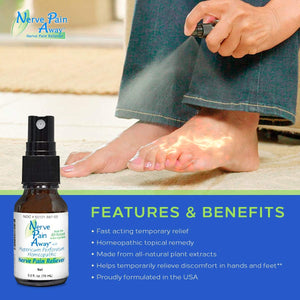 Nerve Pain Away – Homeopathic Topical Spray for Temporary Nerve Pain Relief in Hands and Feet Nerve Pain AwayBuy Supplements Australia