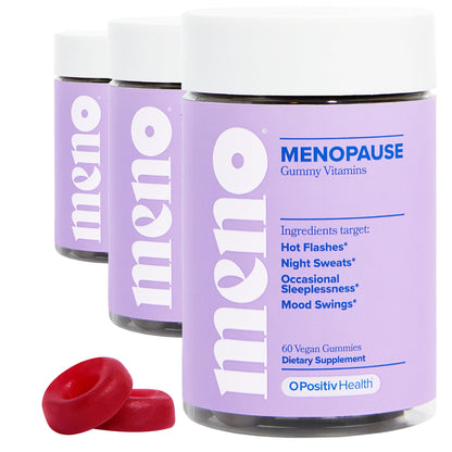 MENO Menopause Gummies - Hot Flashes & Night Sweats - 30-Day Supply