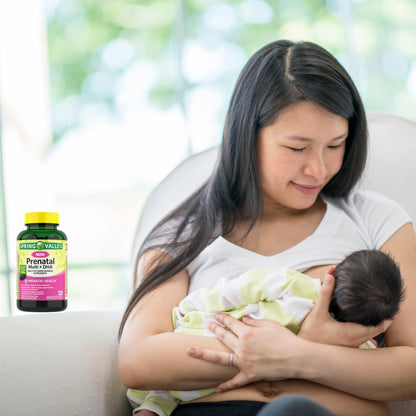 Mark & Lola's Spring Valley Mini prenatal Vitamin Multi + DHA; Mini Softgels Vitamins