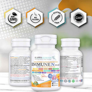 (90 Capsules), NAC 600mg, Quercetin 1,000mg, Vitamin C 500mg, Zinc 50mg, Vitamin D3 5,000iu, Selenium, Copper, Acerola, Ginger, Rutin, Citrus Bioflavonoids, Rose Hips, Echinacea, Immune N Plus 15 in 1