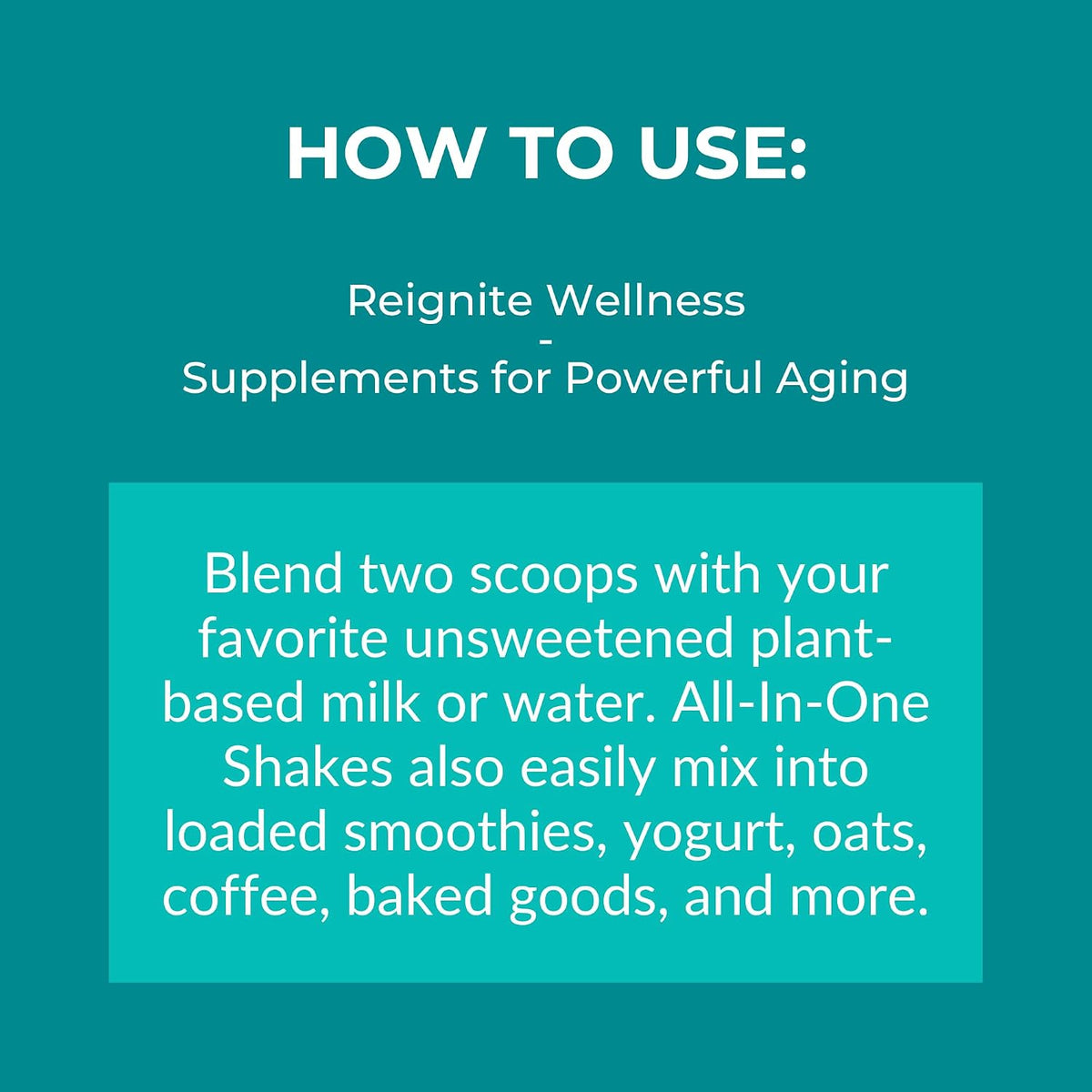 Reignite Wellness by JJ Virgin - Chocolate Bone Broth All-in-One Shake - Gluten Free + Dairy Free Protein Powder - Contains 20G of Beef Protein with Vitamins, Minerals, Amino Acids - 30 Servings