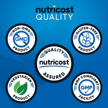 Nutricost Creatine Monohydrate Powder (Blue Raspberry), 500 Grams (1.1 LBS)